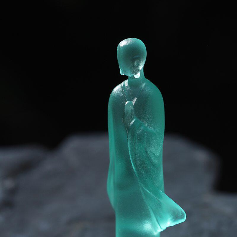 热销禅意小d和尚茶宠摆件居家客厅茶室茶席桌面摆放装饰迷你小僧