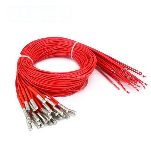 热销6*20 g加热棒  电热管发热管12V/24V 40W 1米1.5米2米 热端加