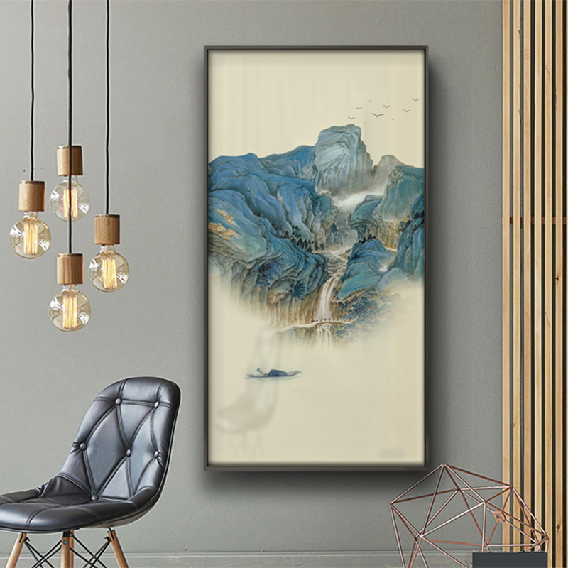 现货速发新中式装饰画玄关过道沙发背景墙挂画茶室酒店软装样板房