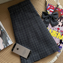 jk制服格裙秋冬学院风校供感半身裙55cm短裙套装 原创正版 淞野