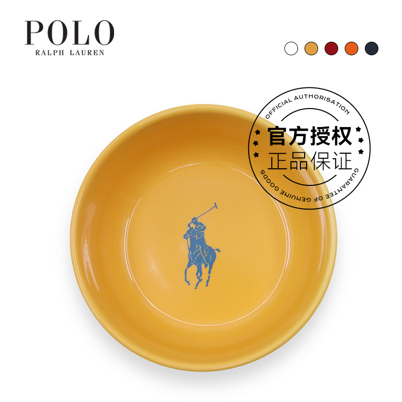 Polo Ralph Lauren/拉夫劳伦狗碗中大小犬慢食碗宠物环保陶瓷盆