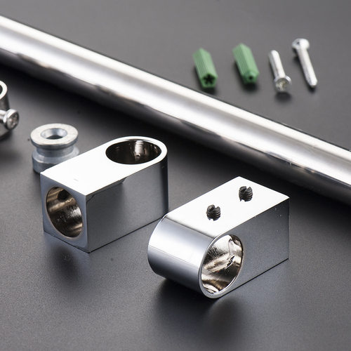 新品304不锈钢管挂衣杆加厚不锈钢圆z管衣通杠窗帘挂16mm19mm22mm