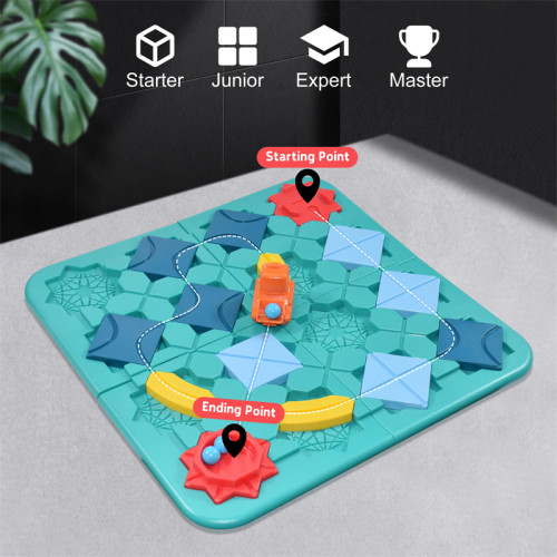 极速Logical Road Builder Board Game 118 ChalOlenges Building