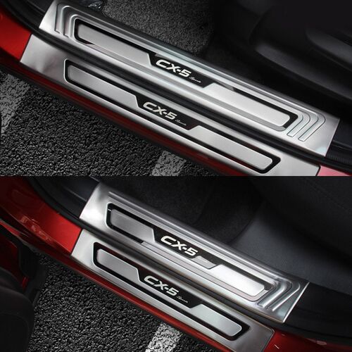 新品For Mazda CX-5 CX5 2017 2018 2019 Car Door Sill Tri.m Sc