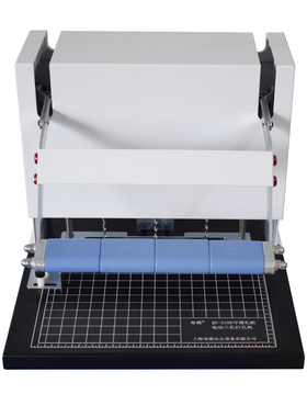 极速奇砚QY-3108电动三孔u打孔机孔距可调65-108科技城建档案线装