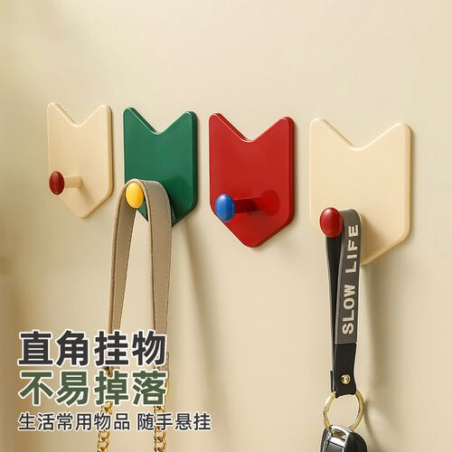 新品挂钩粘c胶强力承重免打孔浴室卫生间粘钩墙上门后无痕毛巾挂