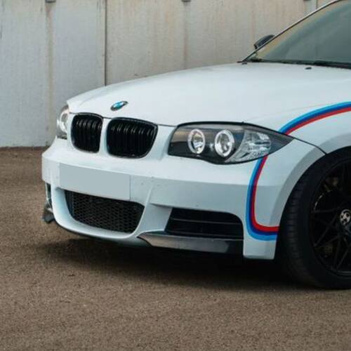 极速适用宝马1系 E82 E88 2008-2013 M-MTech 前唇前包角外饰车贴