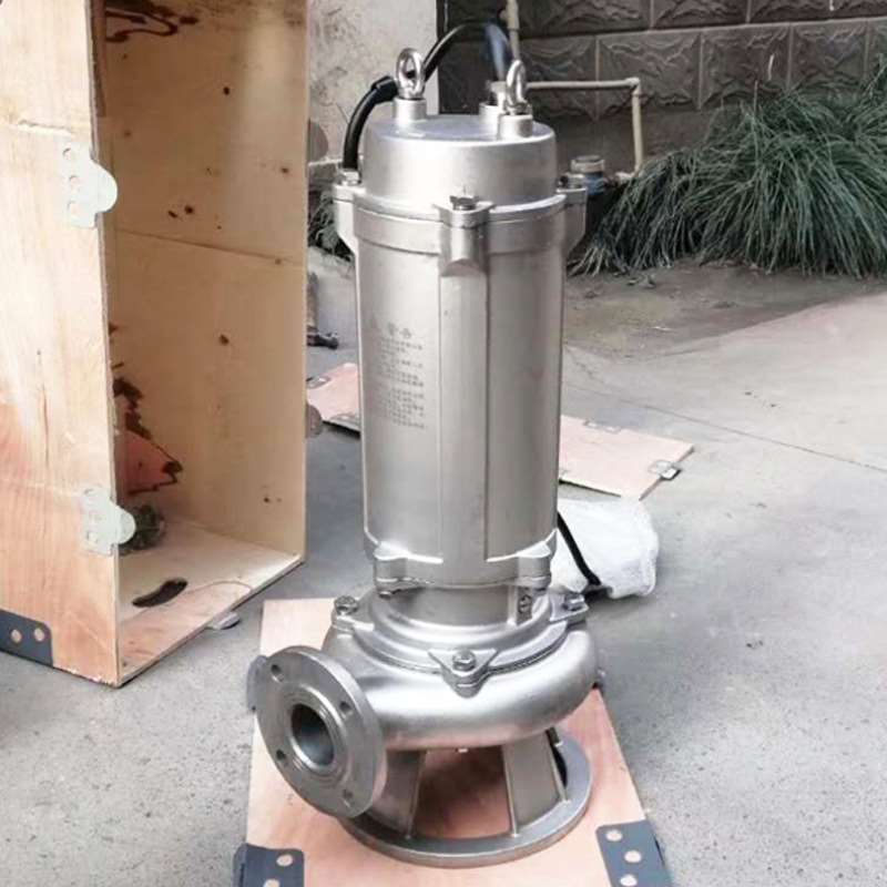 极速爆污水泵316不锈钢耐酸碱化工泵316L潜水排污不锈钢潜Z水泵30