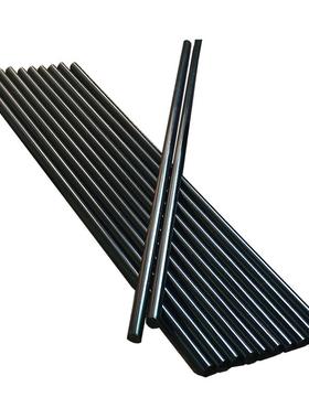 极速黑色热熔胶棒7/11mtm高粘热溶胶黑色透明胶带条胶枪黑色接发