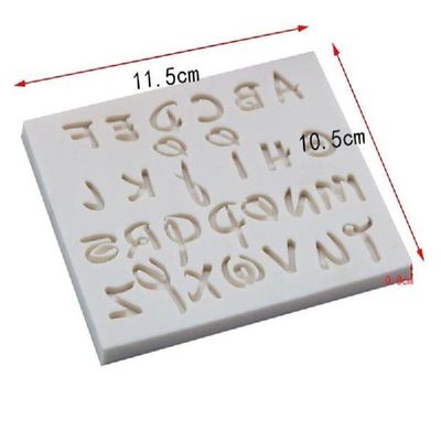 极速3D Letter Alphabet sSilicone Mold Message Board Cake Mol