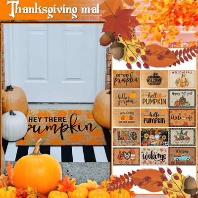 极速oween Front Door Mat Carpet Decoration Floor TMat Autumn