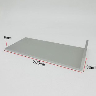 极速铝合金方f管30*200L铝型材工业铝型材200-30角铝L型支架氧化