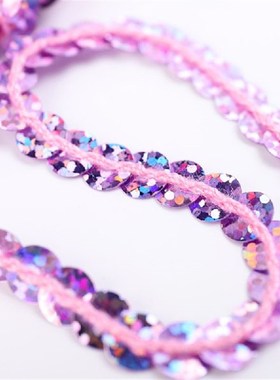 极速DIY Sefquin ribbon stage clothing Sequin lace accessorie