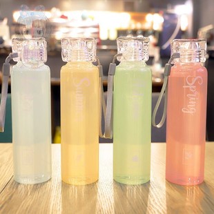 极速杯子玻璃杯玻璃清晰高颜闺蜜颜值F高温简约网红可爱值女便携