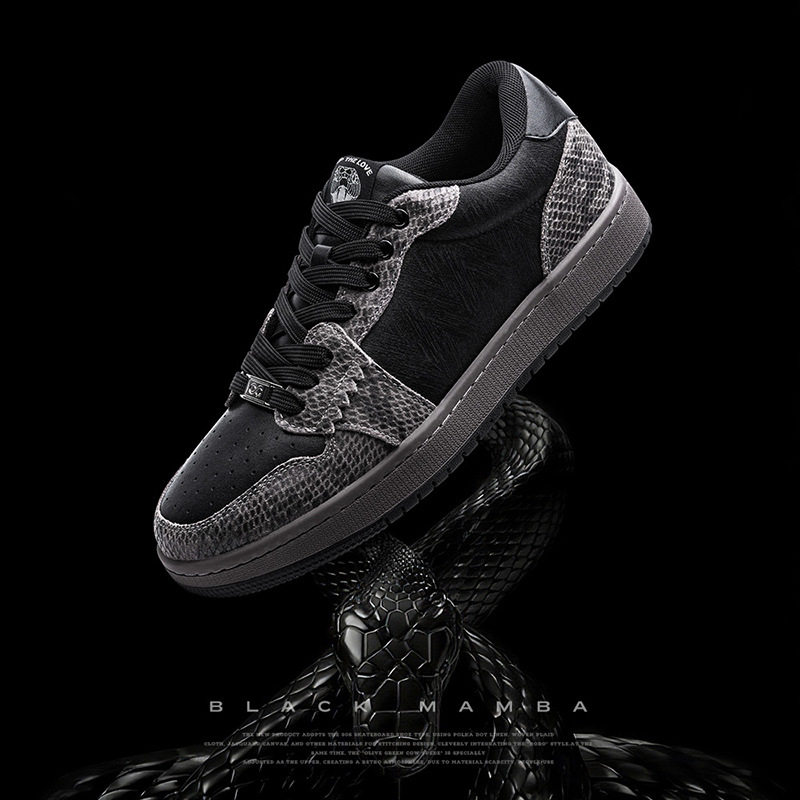 MRA黑曼巴滑板鞋男鞋2026新款小众设计感厚底运动休闲潮鞋子夏秋