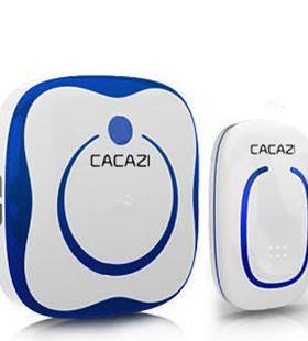 卡佳斯 门铃无线 家用 无线门铃 远距离 交流电防水门铃 9809蓝