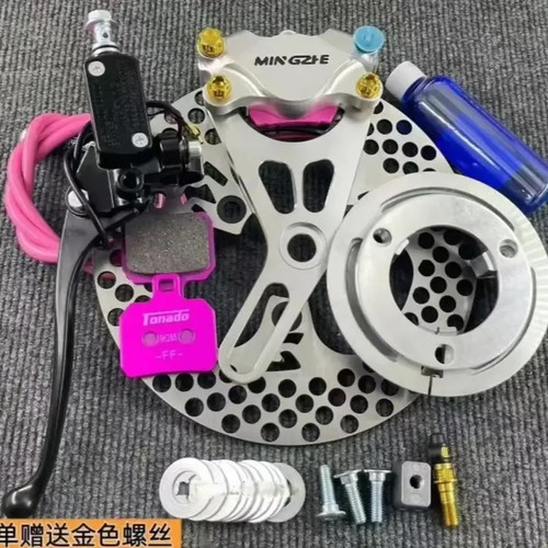 正品明浙街道小螃蟹m19-1后碟刹卡钳小牛9号普通车型质保两年