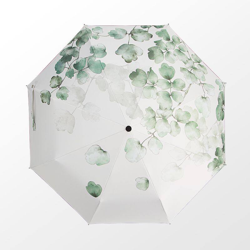 现货速发太伞遮伞防紫外线雨伞折叠晴雨两用伞森系复古简约自动