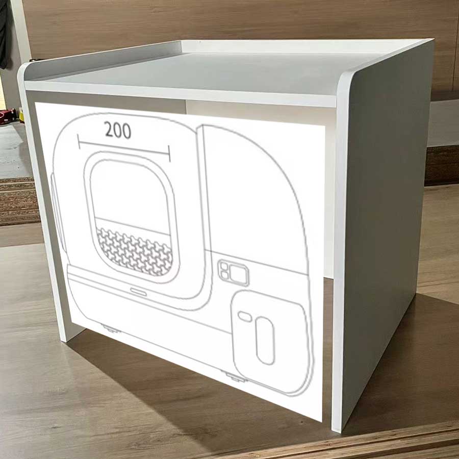 速发猫砂盆置物架置智能猫厕所max猫架子猫窝一体用佩品物架