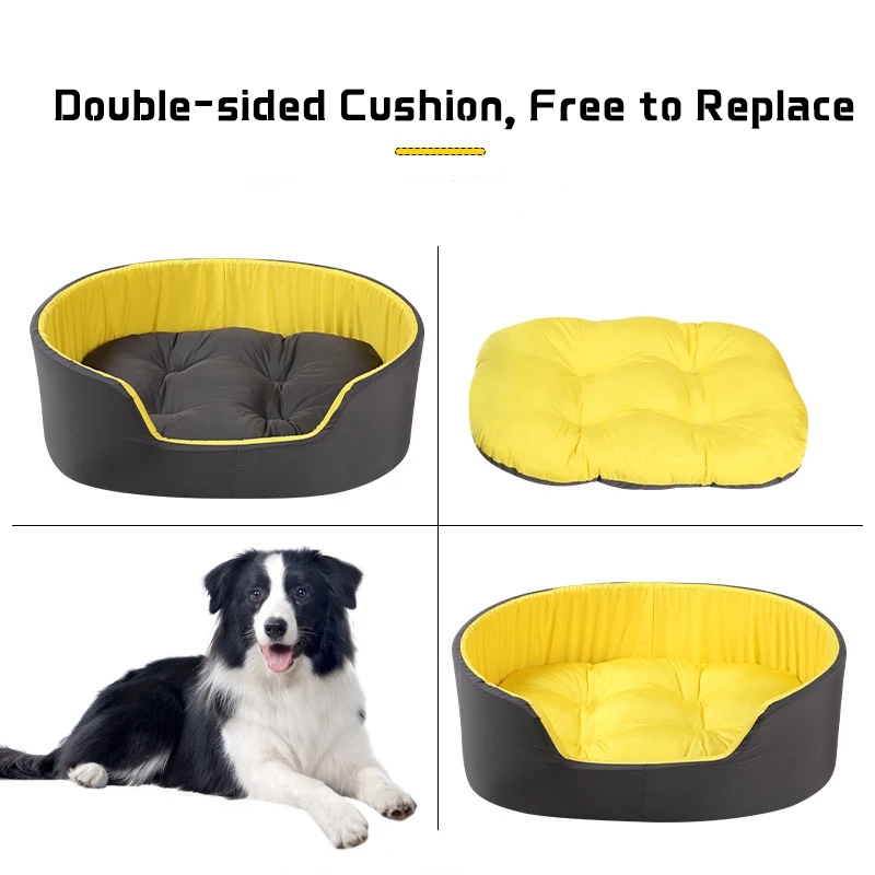 速发Pet Dog Bed Wm Cushio  a dium Lge Dogs eepi
