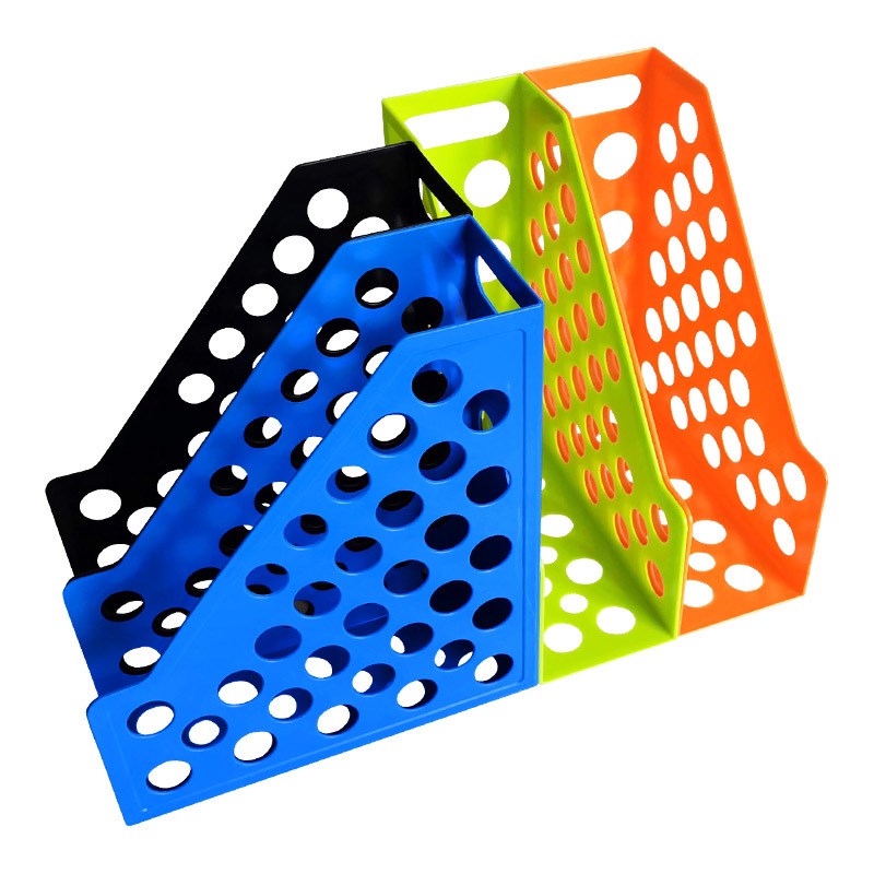 速发单联a4文件框文件栏料资架文文架子书立架桌面件件夹收纳盒文