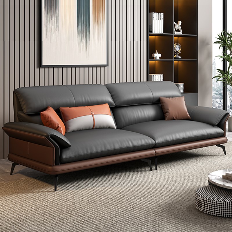 速发办公沙发商务会议客组区老板办公室接待休闲茶几会合套装