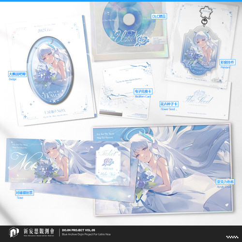蔚蓝档案生盐诺亚周边套组