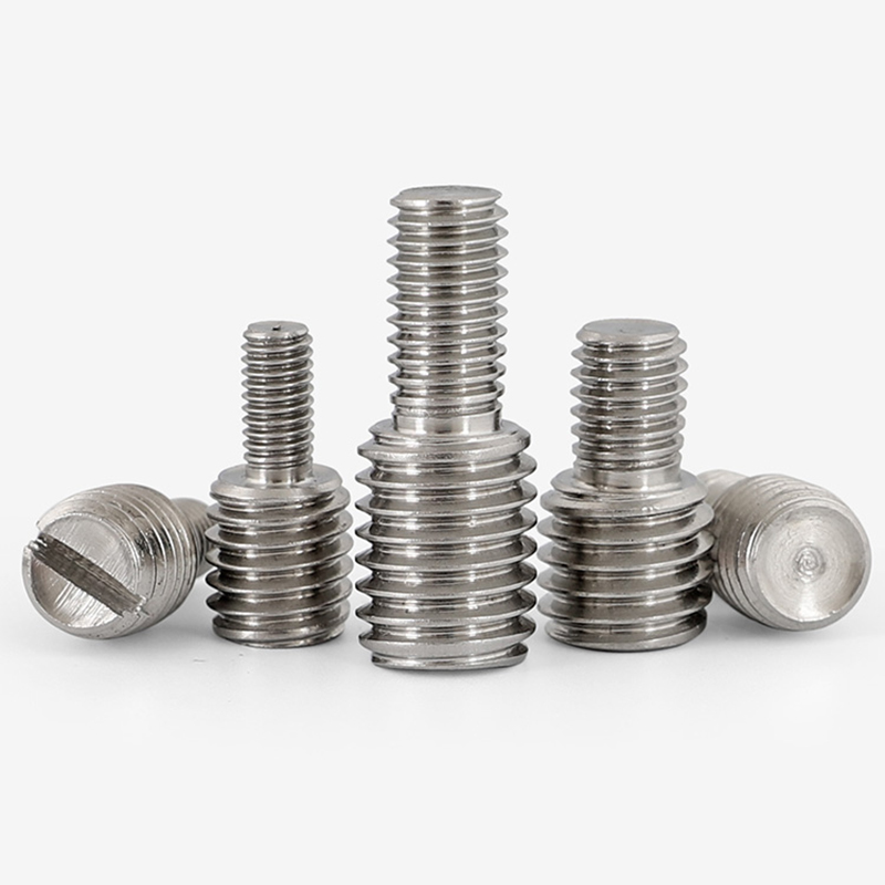 速发04不锈钢异径双头螺丝大变头转换小径8牙螺杆接头4M5M6M外M10