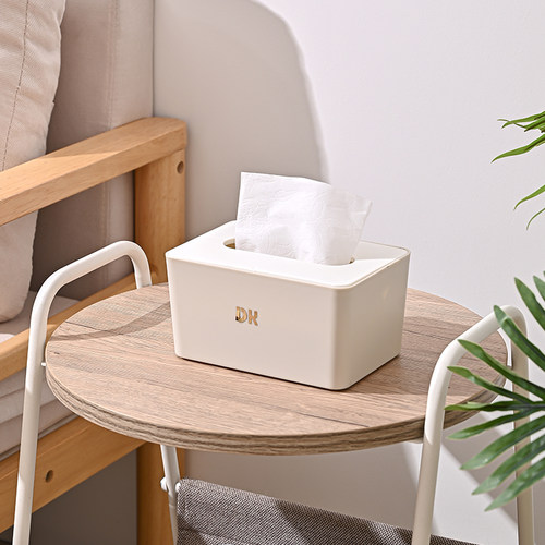 速发新款桌面纸巾盒客抽轻奢高档方形约纸盒简厅收纳卷纸盒风