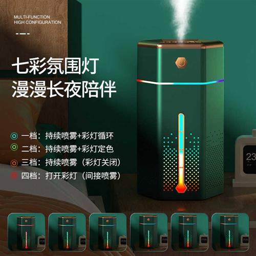 速发新款大雾量智能净化加湿器家用卧室孕妇婴儿大容量静音宿舍香