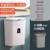 Upgraded Wall-Mounted Trash Can with Lid 9L-White[Two-Piece Discount Package, Highly Recommended]