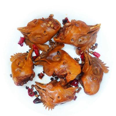 新品五香麻辣鸡头即食卤味乡巴佬风味休闲鸡肉类熟食烧烤下酒菜零