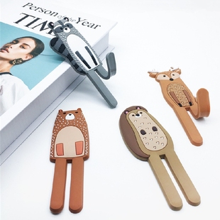极速1PC Cuete Animals Magnetic Hooks Removable Decorative Fr