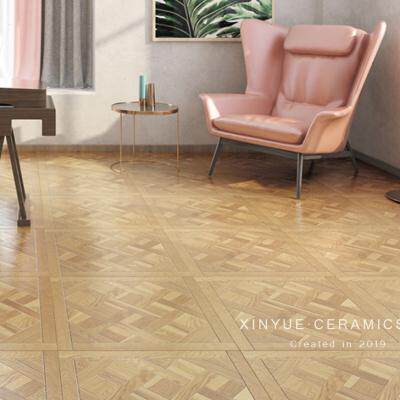 极速心悦 凡尔赛暖色木纹砖600x600客厅地砖卧室U仿S实木阳台瓷砖