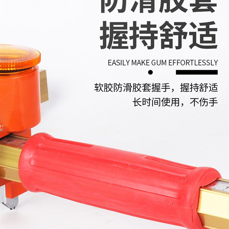 极速促玻璃推刀t型玻璃刀滚轮式厚瓷砖切割刀划玻T璃刀大块拉玻璃