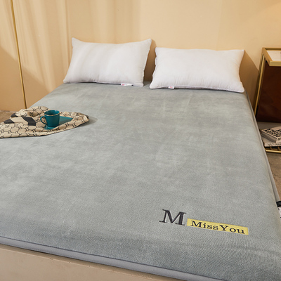 极速牛奶绒床垫软垫家用冬季加厚榻榻米垫被垫子毛绒Y床褥垫地垫