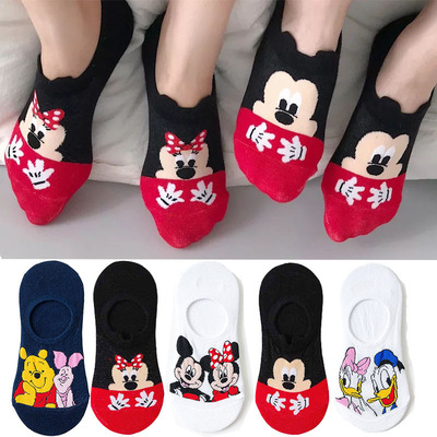 极速5 Paires/Lot summer funny Cute women invisible Socks ani