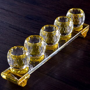 极速水晶供水杯上l供菩萨观音圣水杯家用供奉佛前拜财神供酒杯茶