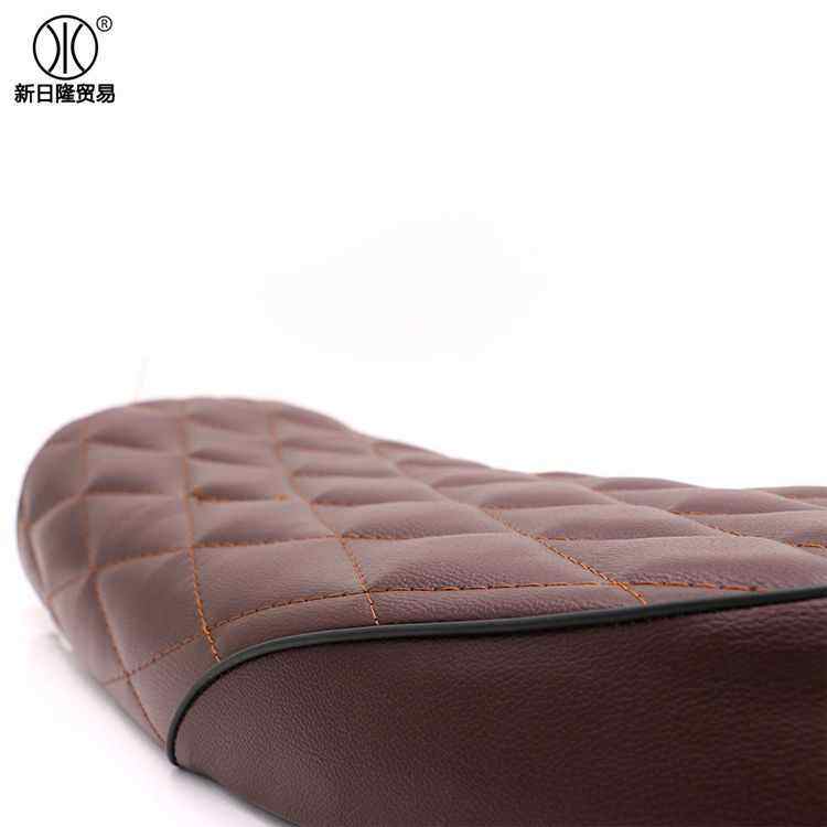 极速53cm长度驼峰款CG1s25摩托车坐垫 复古改装 Cafe复古座包 菱