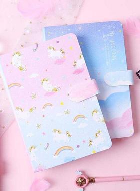 极速笔记k记事本笔记本日式独角帐本日32kM32本子账本独角兽清新