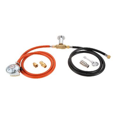 极速7pcs/set Fire Pit Gas Control Assembly NKit 27mm 37Mbar
