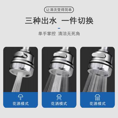极速Kitchen Faucet dp antisplash head bubbler water outlet H