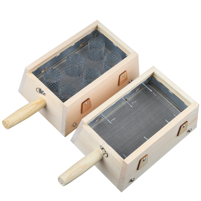 极速艾灸盒木制6柱针六孔随身灸家用家庭式全身宫寒妇.科腰部背部