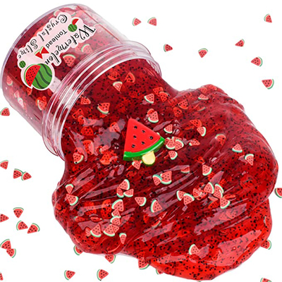 极速70ml Clear Crystal Slime Fake Candy KNon Sticky Slime So