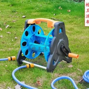 厂促水管收纳层架园林水管盘u管卷管器工具洗车水管收管缠绕架子