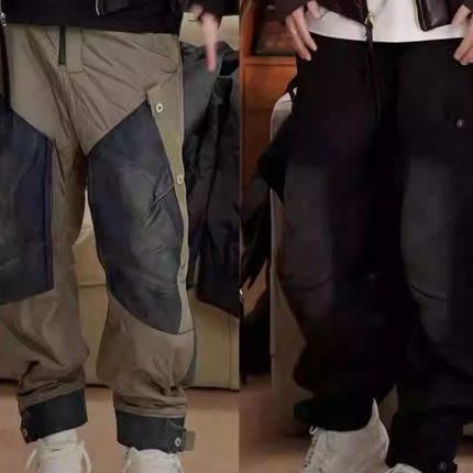 MR.NI/倪先生「热血」爆帅！硬汉形态军鸟冲锋机能多口袋绗工装裤