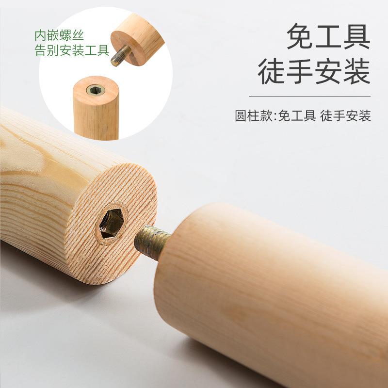 衣帽架简易楠竹卧室挂衣架子简约现代置物衣服收纳落地货架家新品