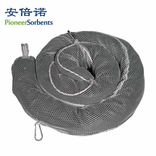 灰色吸液吸油索紧急泄露围油栏化学品吸附索围油栏12.7cmx300cm