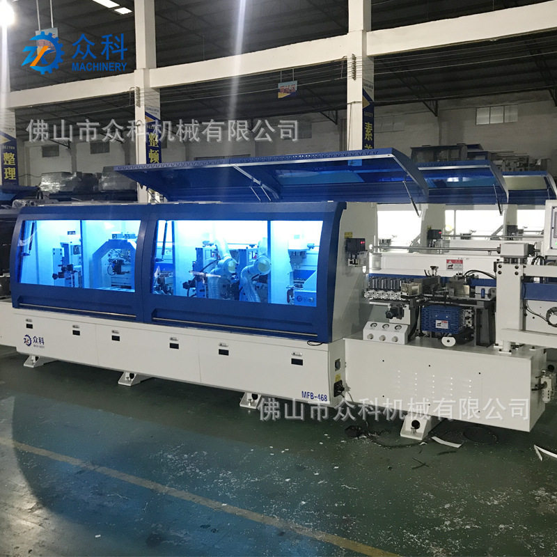 全自动封边机 板式贴边机木工机械设备 468定置家具直线封边机