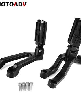 适用哈雷夜行者975Nightster975后乘客脚踏支架后配件踏板